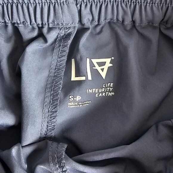 Life Integrity Earth Blue Athletic Shorts Elastic Waist - Picture 5 of 9